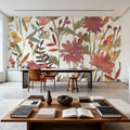 October Flowers Mural Wallpaper - room preview 05