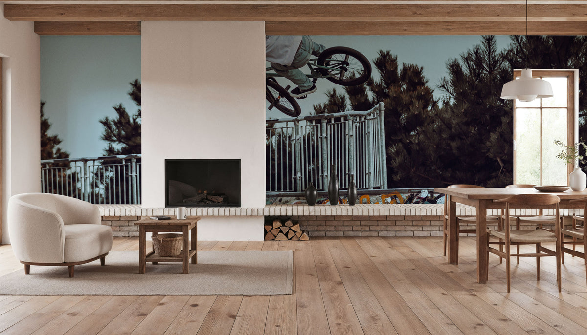 BMX Bowl Mural Wallpaper - room preview 05