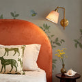 Oak Hollow, Greige Mural Wallpaper - room preview 05
