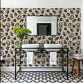 Symbolic Halloween White Mural Wallpaper - room preview 05