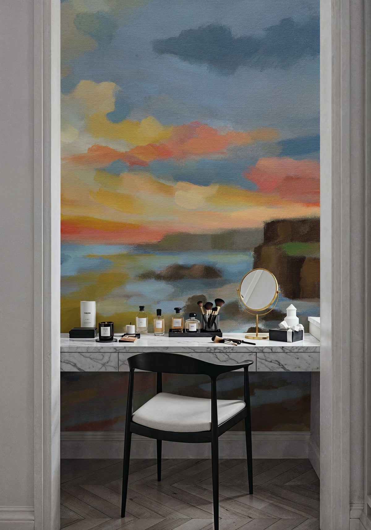 Pacific Coast Sunset Mural Wallpaper - room preview 05