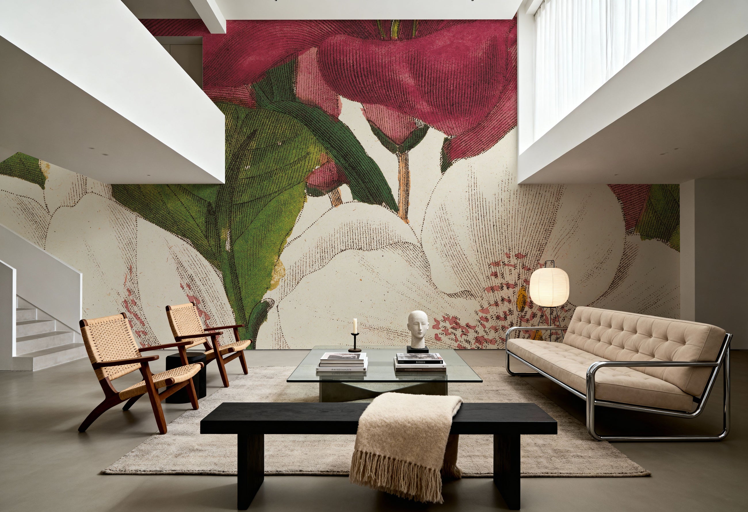 Botanique Square I Mural Wallpaper