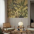 Madagascar Foliage, Yellow Mural Wallpaper - room preview 05