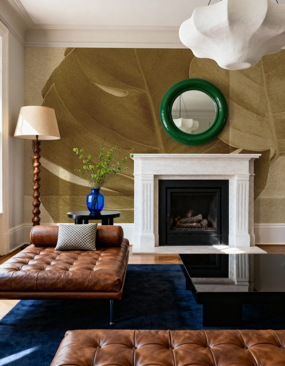 Monstera Leaf II Mural Wallpaper - room preview 05