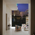 Sunset Blue Twilight Metropolis Mural Wallpaper - room preview 05