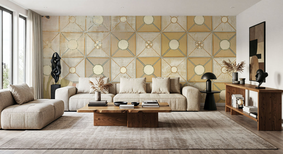 Copper Bird Mural Wallpaper - room preview 05
