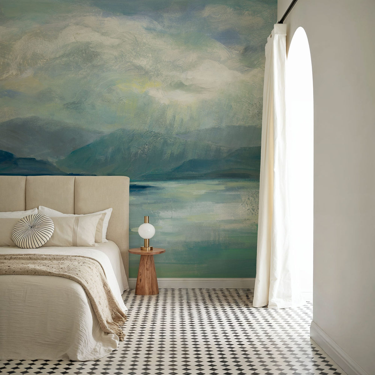 Early Sunrise Mural Wallpaper - room preview 05