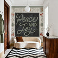 Quilted Christmas III Mural Wallpaper - room preview 05