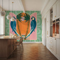 Tropical Birds III Mural Wallpaper - room preview 05