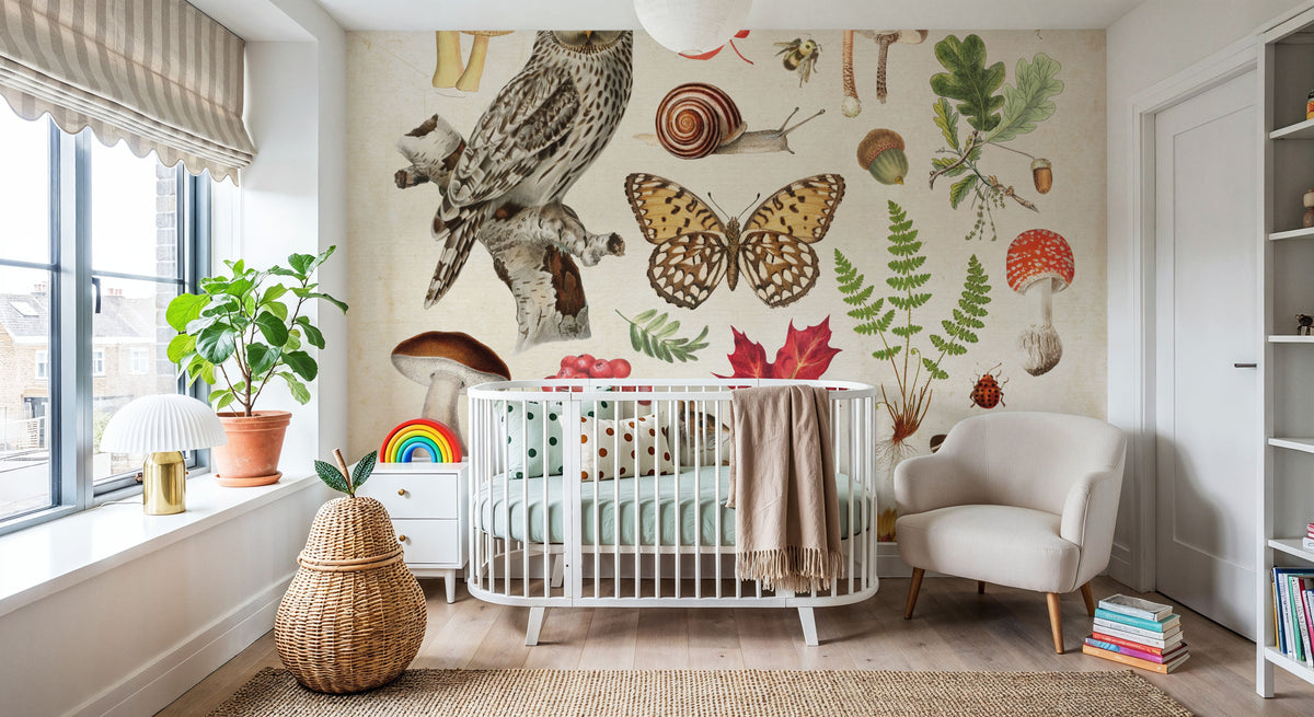 Autumn in the Forest Mural Wallpaper - room preview 05