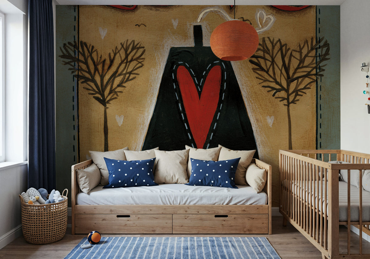 Love Mural Wallpaper - Edition 4 - room preview 05