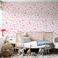 Painted Cherry Blossoms Mural Wallpaper - room preview 05