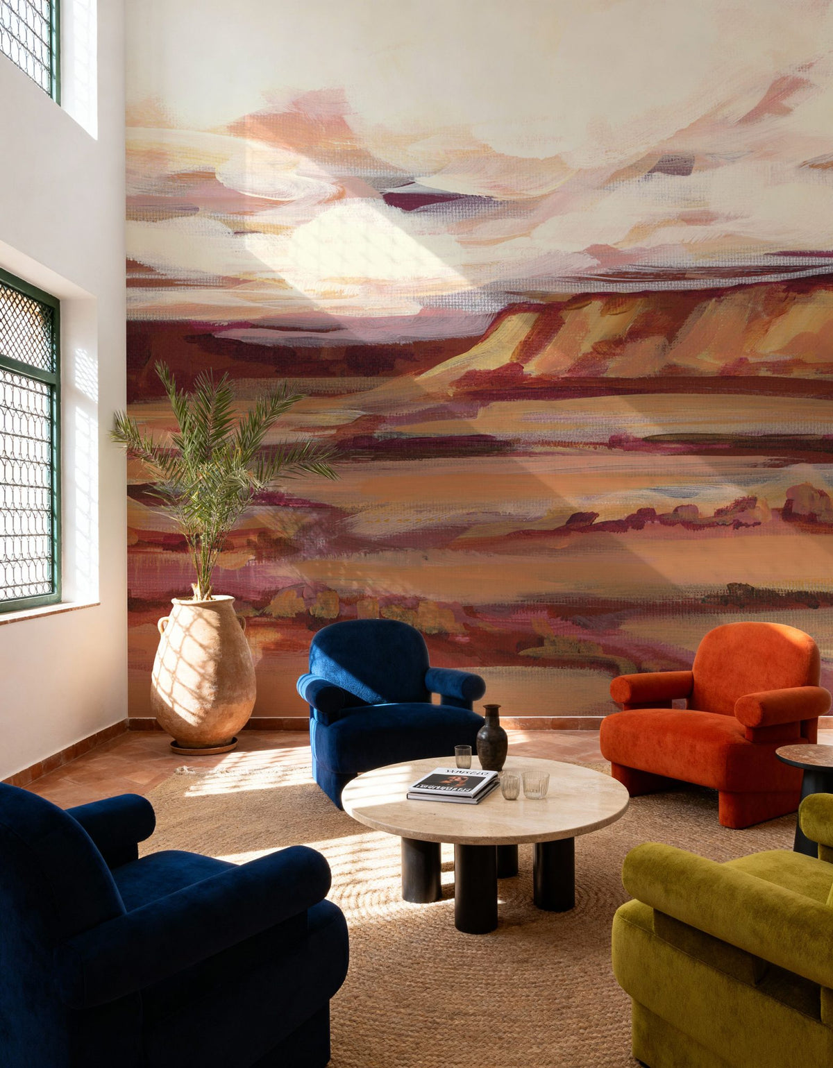 Mauve Mesa I Mural Wallpaper - room preview 05