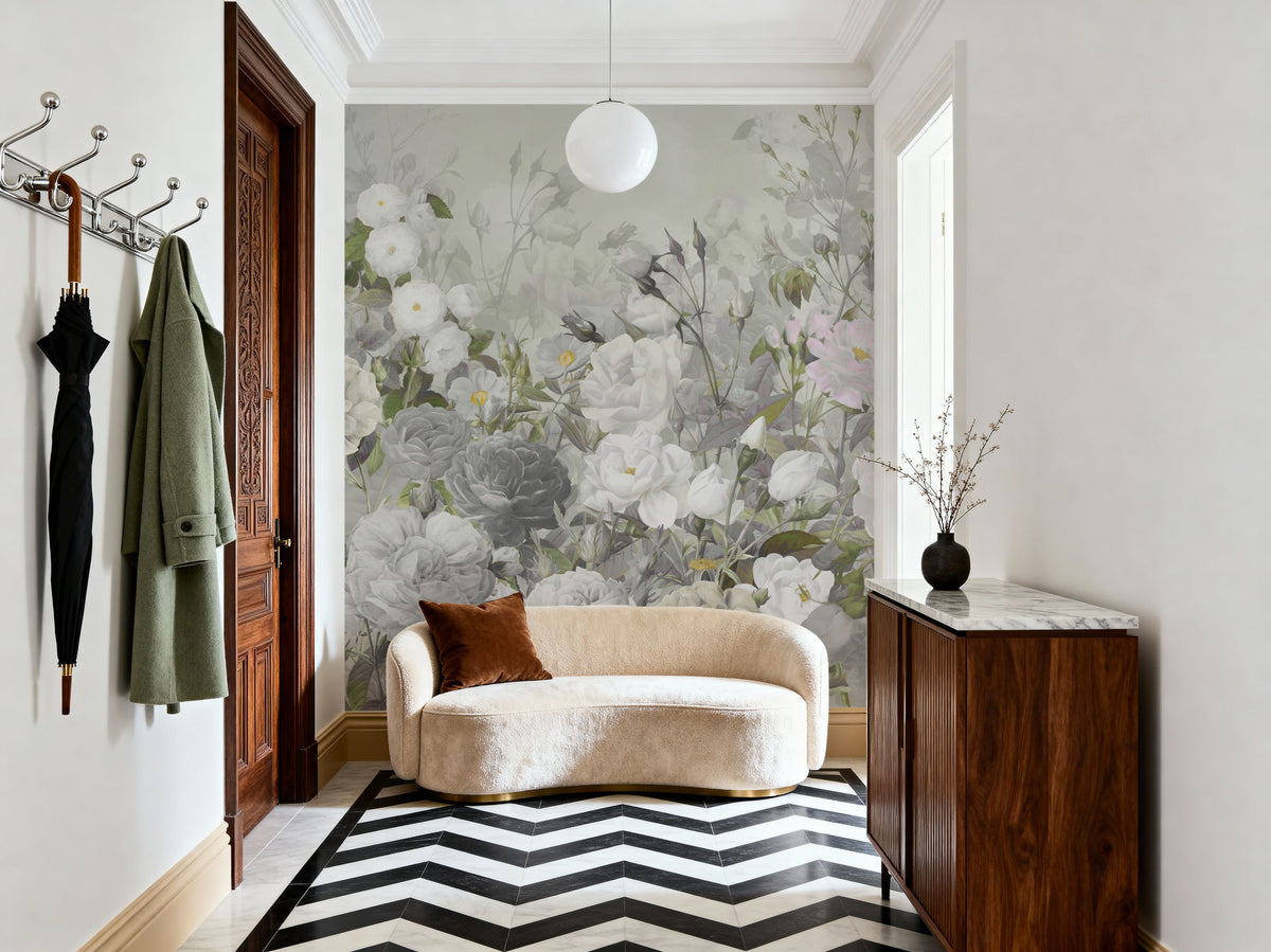 Rose Garden Mural Wallpaper - room preview 05