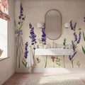 Lavender Bliss V Mural Wallpaper - room preview 05