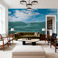 Floating in the Ocean Mural Wallpaper - room preview 05