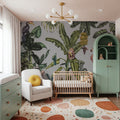Monkeys with Birds, Mural Wallpaper - room preview 05