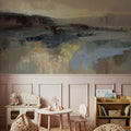 Winter Lake Mural Wallpaper - Neutral Tone - room preview 05