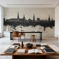 Lichfield England Skyline Concrete Mural Wallpaper - room preview 05