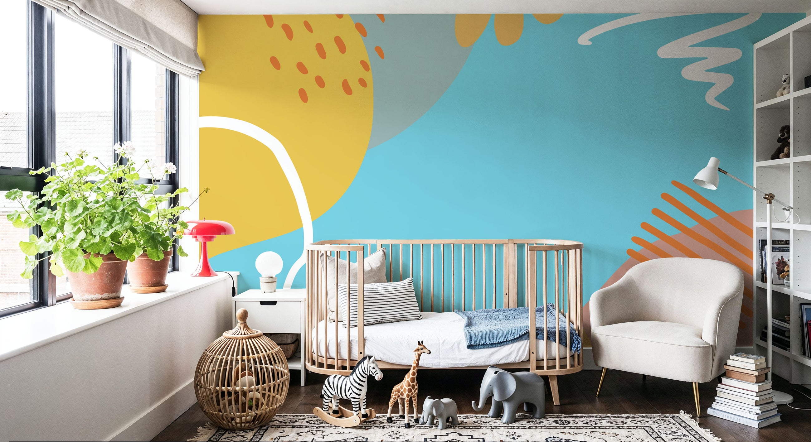Beach Tennis Mural Wallpaper