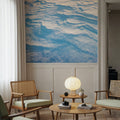 Sunlit Snow Drift Mural Wallpaper - room preview 05
