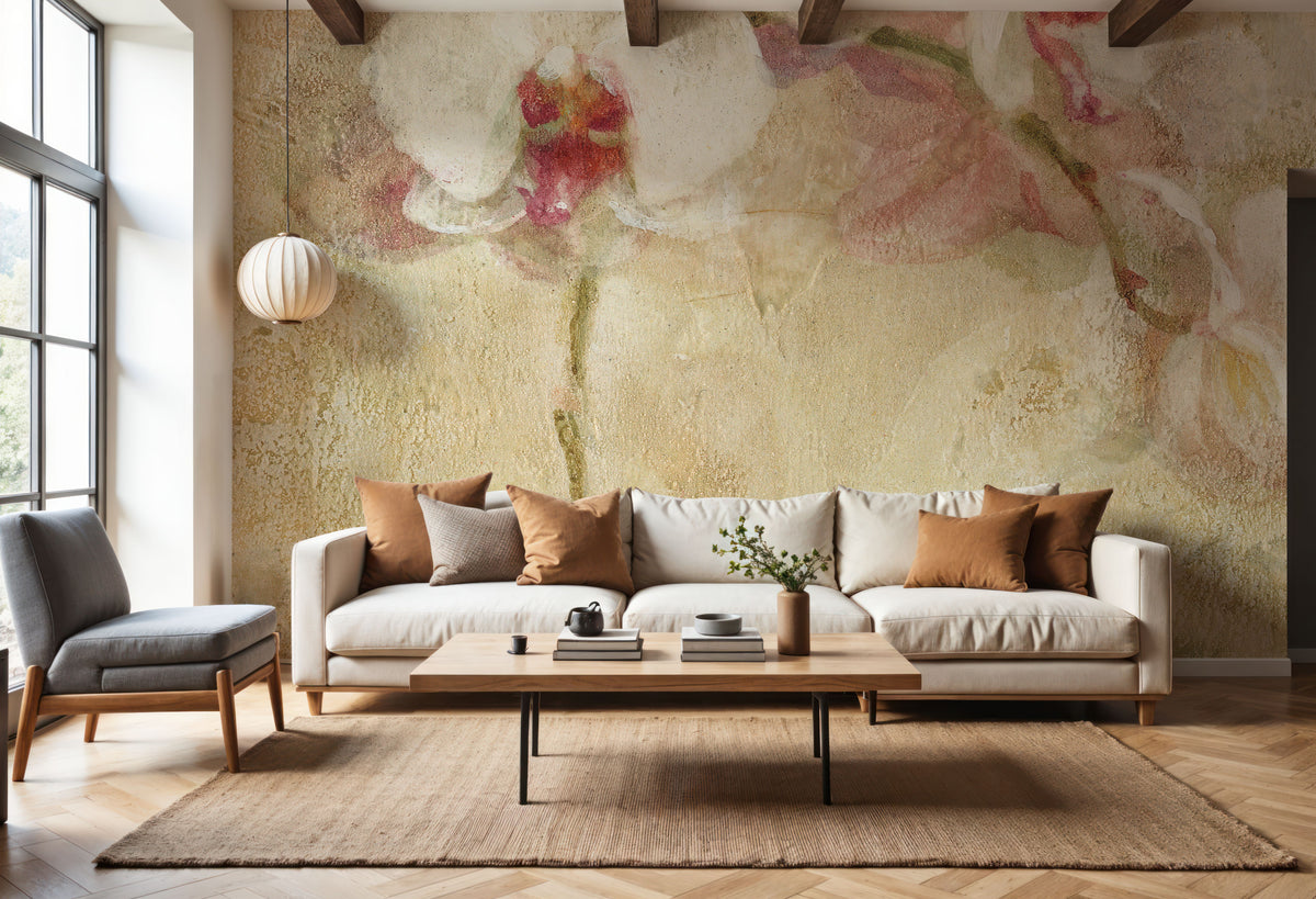 Dreamy Orchids I Mural Wallpaper - room preview 05