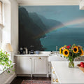 Double Rainbow Mural Wallpaper - room preview 05