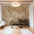 Palma De Mallorca Ochre Mural Wallpaper - room preview 05