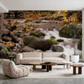 Autumn Creek Serenity Mural Wallpaper - room preview 05