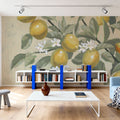 Lemon Branch Neutral Mural Wallpaper - room preview 05