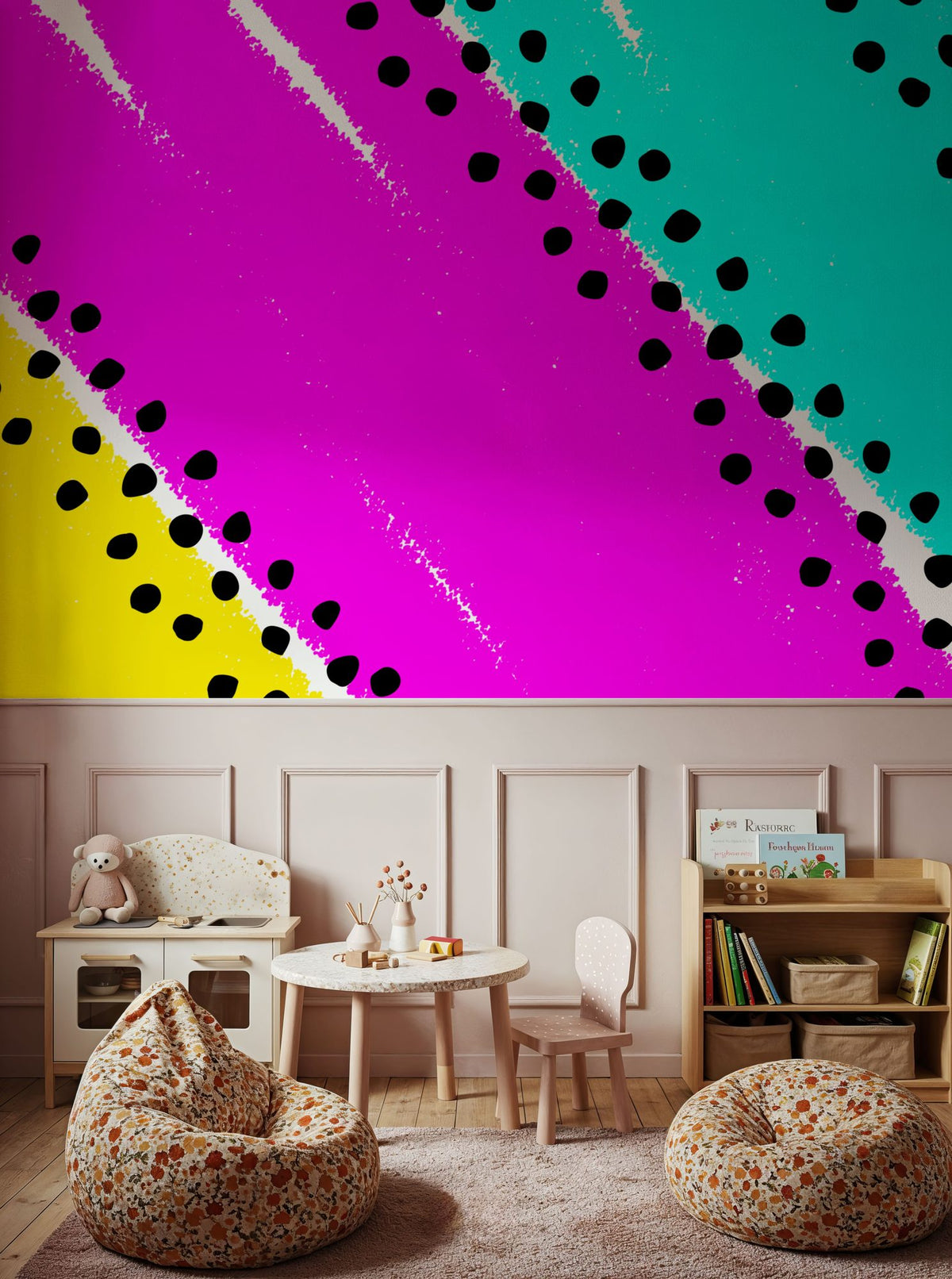 Rainbow Detail Mural Wallpaper - room preview 05