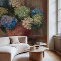 Summer Hydrangea Mural Wallpaper - room preview 05
