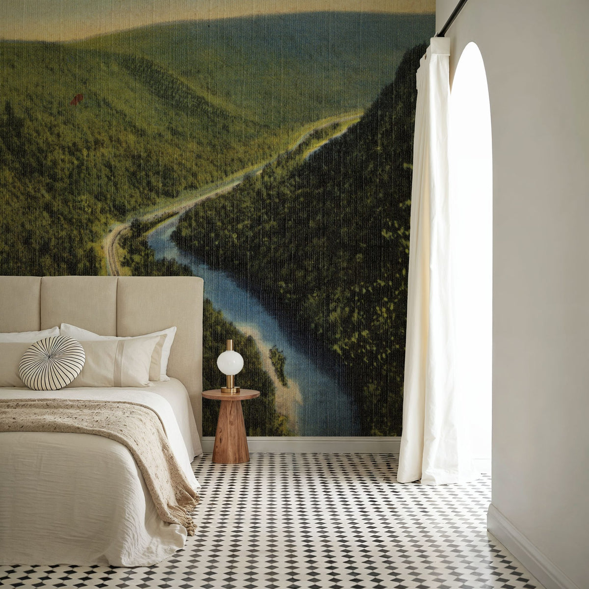 Switchback Canyon Mural Wallpaper - room preview 05