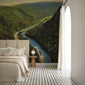 Switchback Canyon Mural Wallpaper - room preview 05