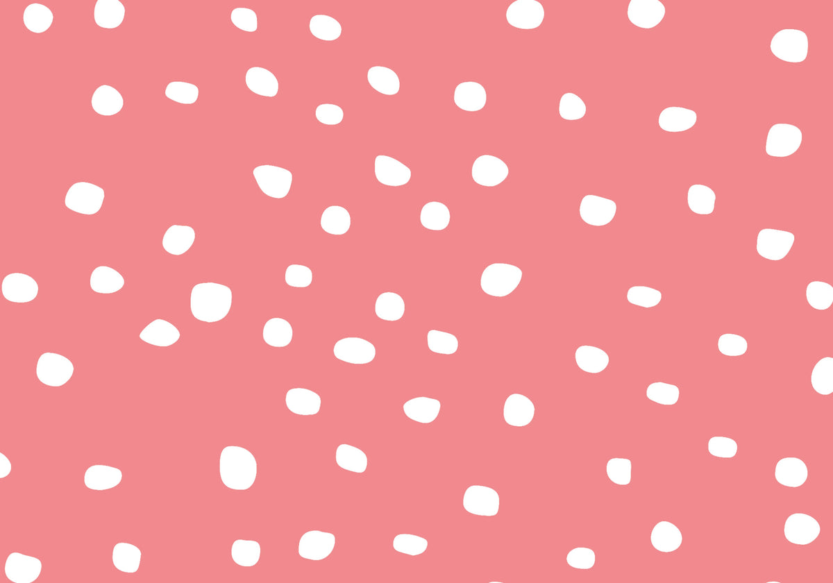 Rebel Dot, Peach Mural Wallpaper - room preview 05