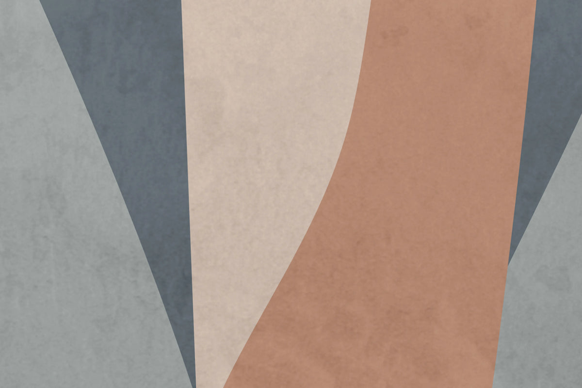 Ruby, Blue Mural Wallpaper - room preview 05