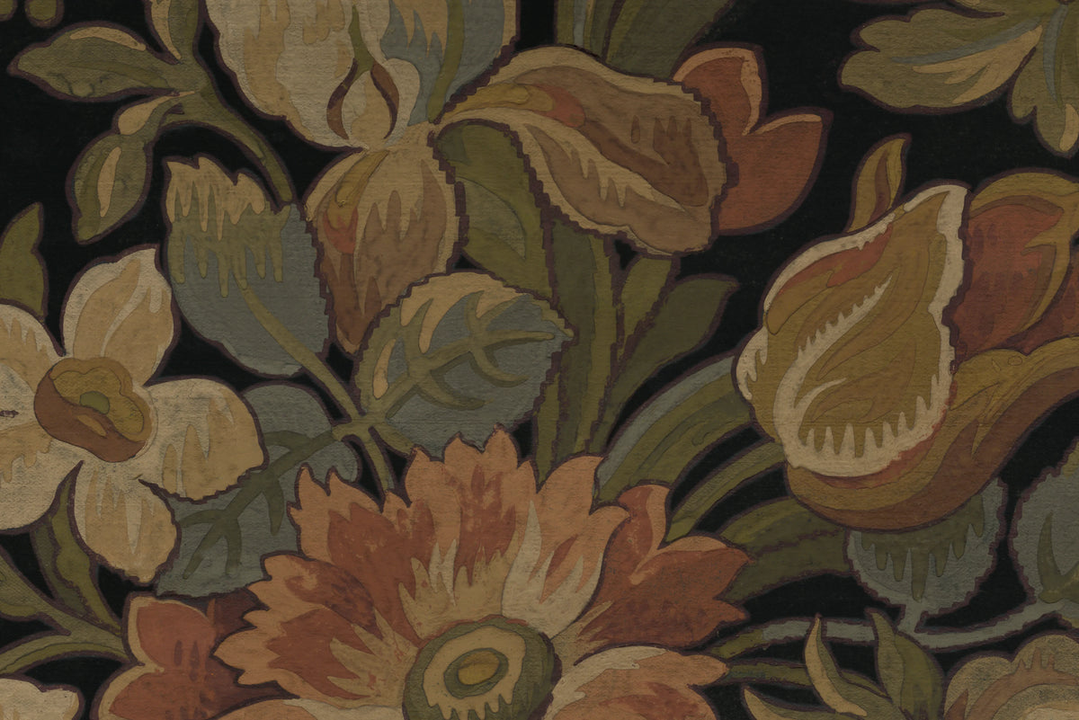 Vintage Garden, Ivory Mural Wallpaper - room preview 05