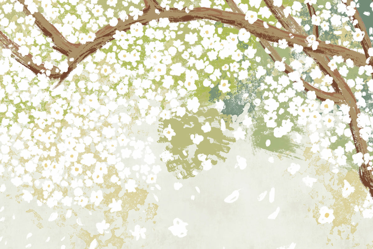 Spring Tree Mural Wallpaper - room preview 05
