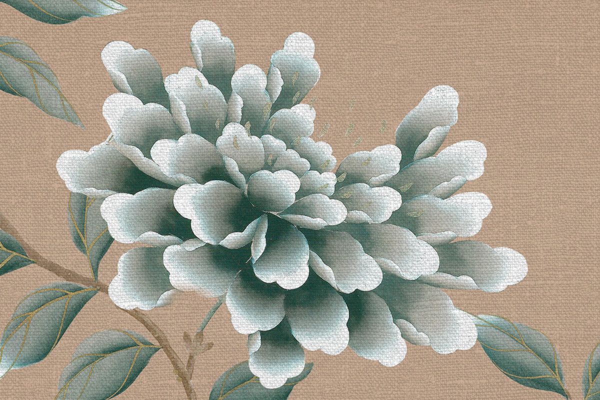 Pine Grove, Peach Mural Wallpaper - room preview 05
