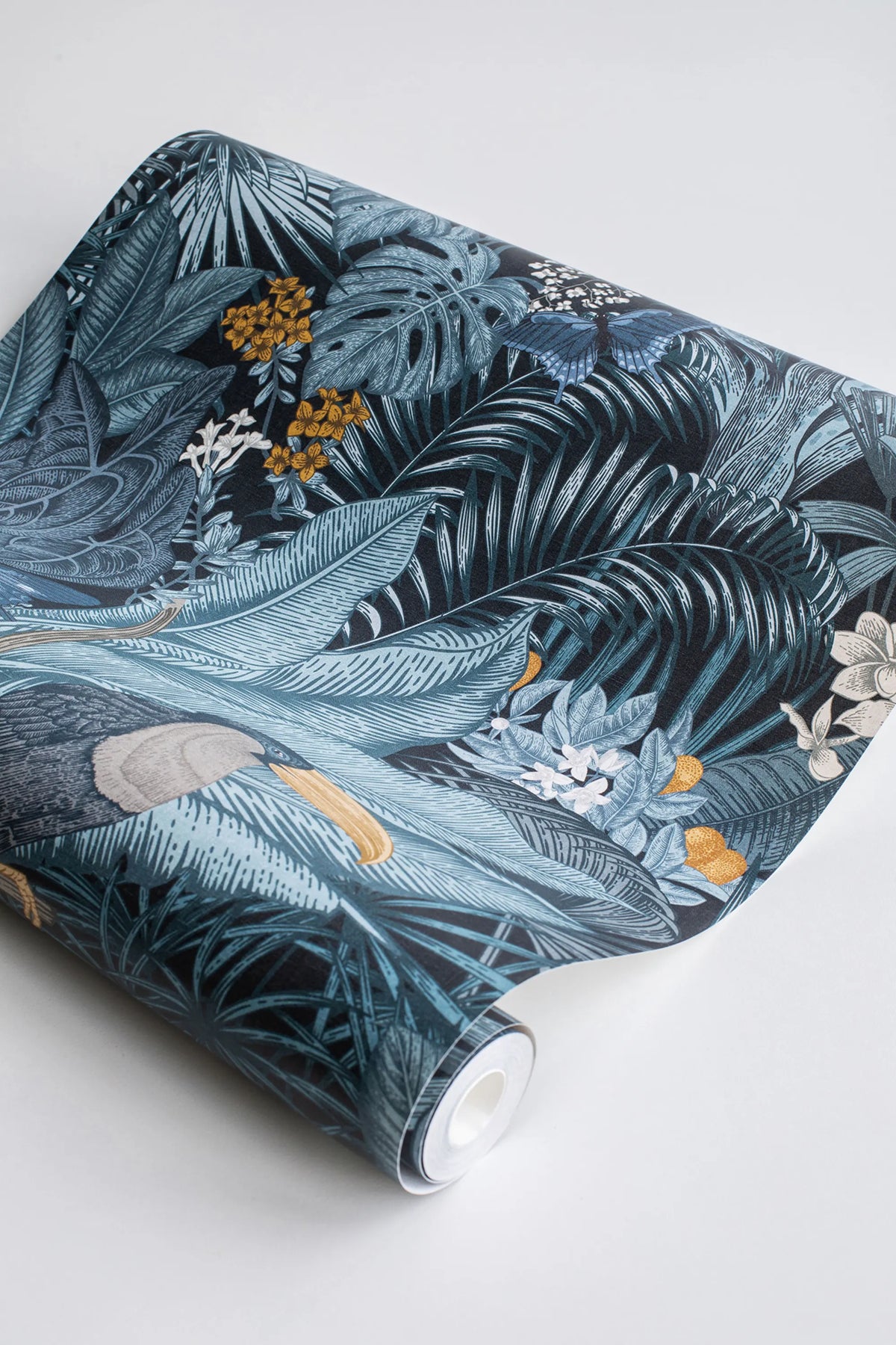 Furada, Teal Mural Wallpaper - room preview 05