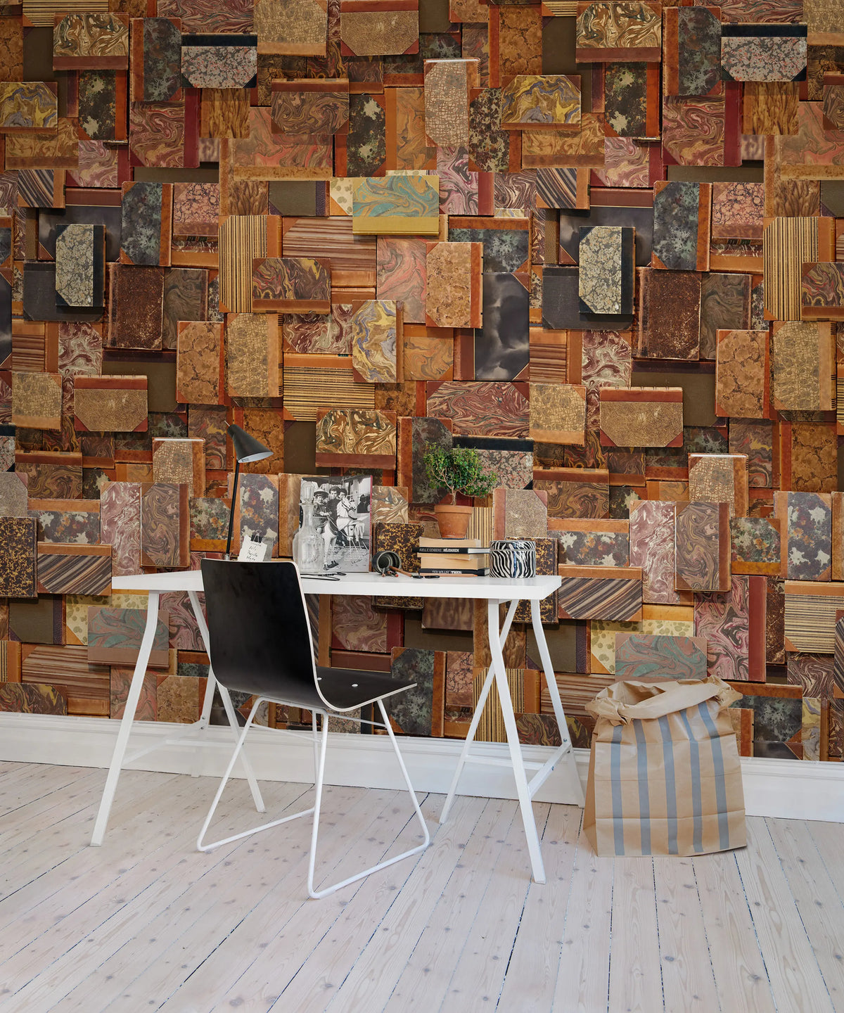 Vintage Books, Cover Mural Wallpaper - room preview 05