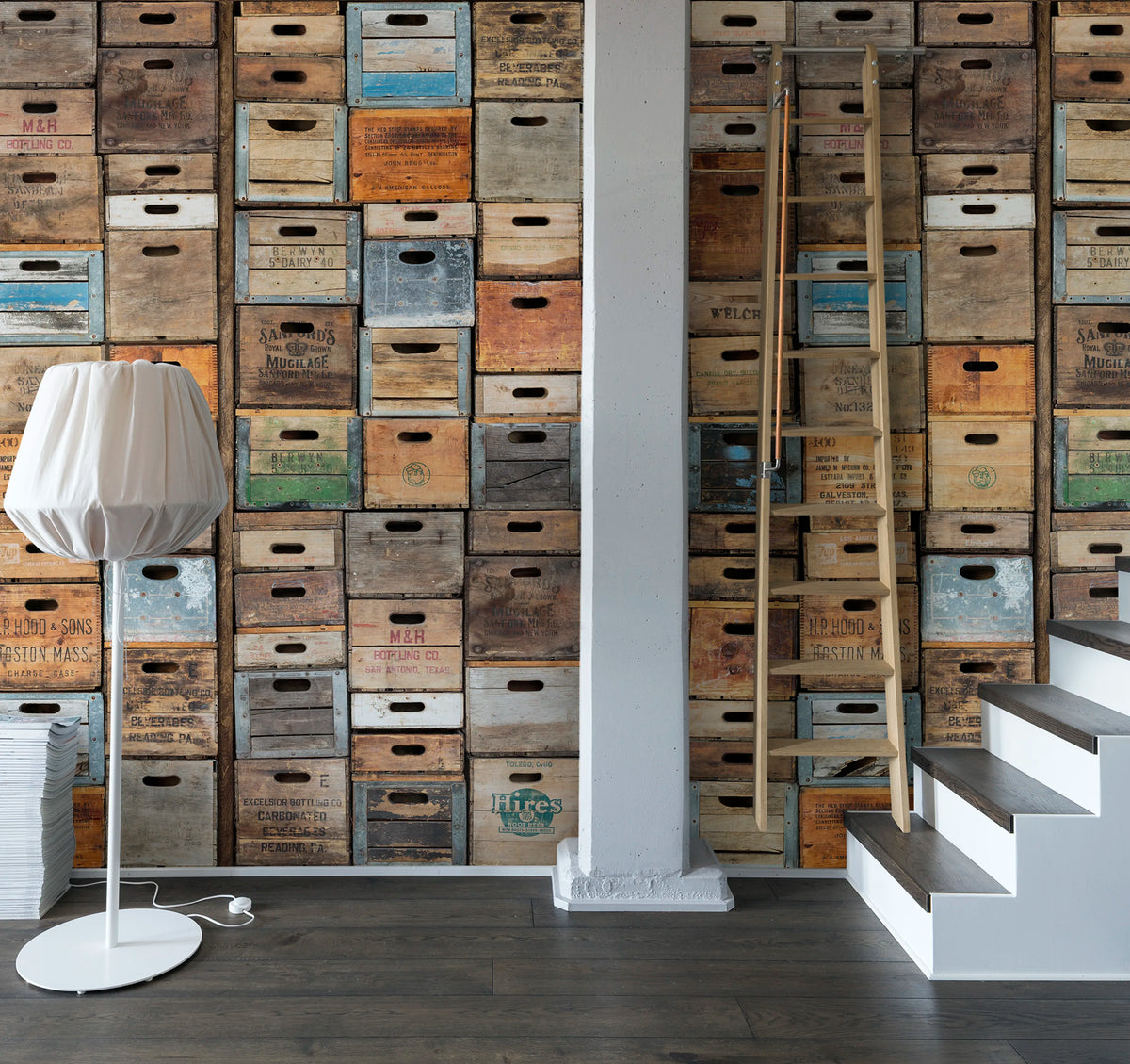 Industriel Urban Farm L.A. Mural Wallpaper - room preview 05