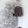 Bellewood, Gray Toile Mural Wallpaper - room preview 05