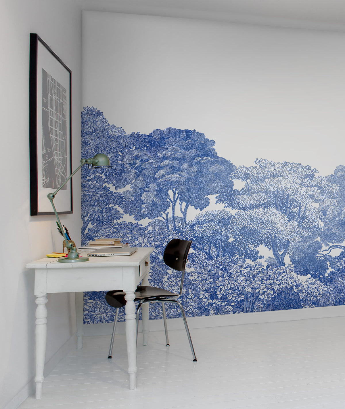 Bellewood, Porcelain Toile Mural Wallpaper - room preview 05