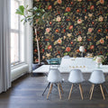 Thorn Rose Mural Wallpaper - room preview 05