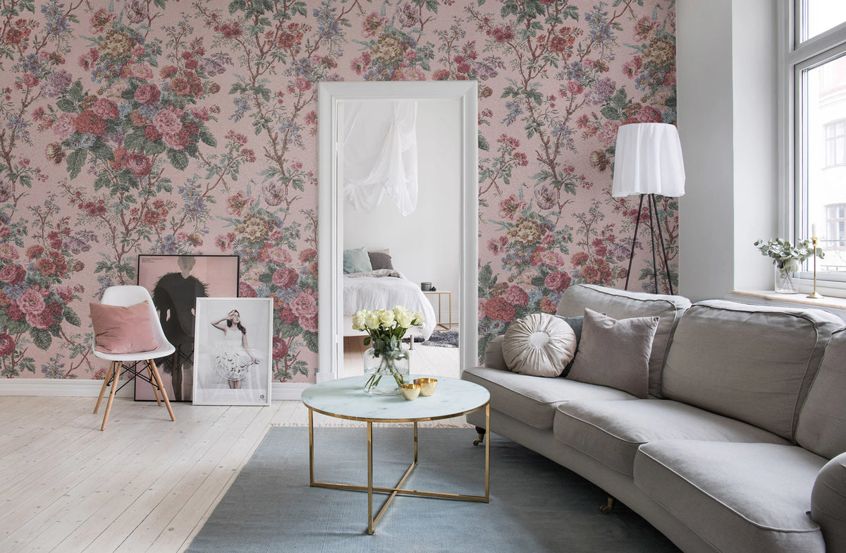 Porcelain Mural Wallpaper - room preview 05