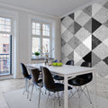 Geometric Marble Mural Wallpaper - room preview 05