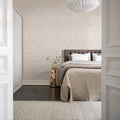 Birch Bark Braids, White Mural Wallpaper - room preview 05