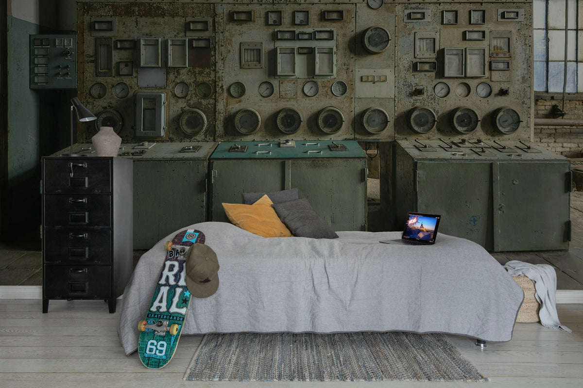 Deserter’s Controls Mural Wallpaper - room preview 05