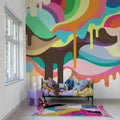 Dripping Ice Cream Mural Wallpaper - room preview 05